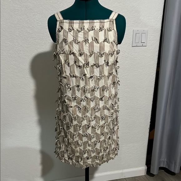 Anthropologie Dresses & Skirts - Anthropologie Cream Sheath Cocktail Dress